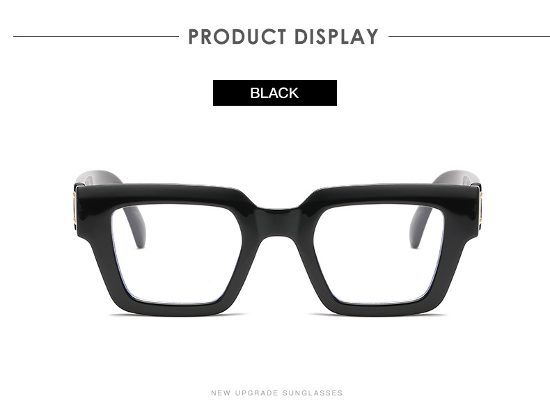 Simple Style Solid Color Pc Square Full Frame Optical Glasses display picture 5