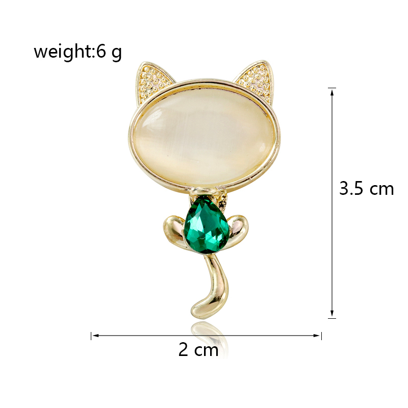 Ig Style Animal Flower Alloy Enamel Inlay Rhinestones Women's Brooches display picture 1