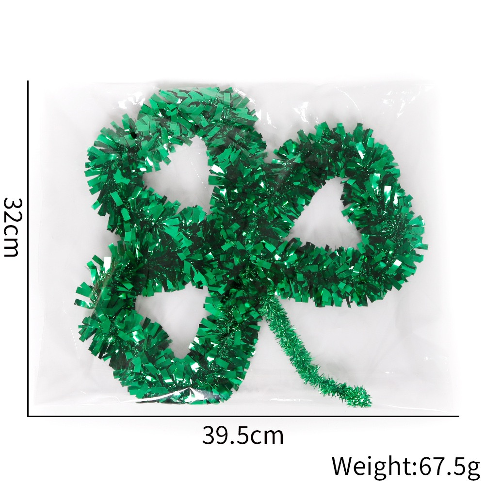 St. Patrick Vintage Style Simple Style Shamrock Plastic Party Festival Hanging Ornaments Decorative Props display picture 10