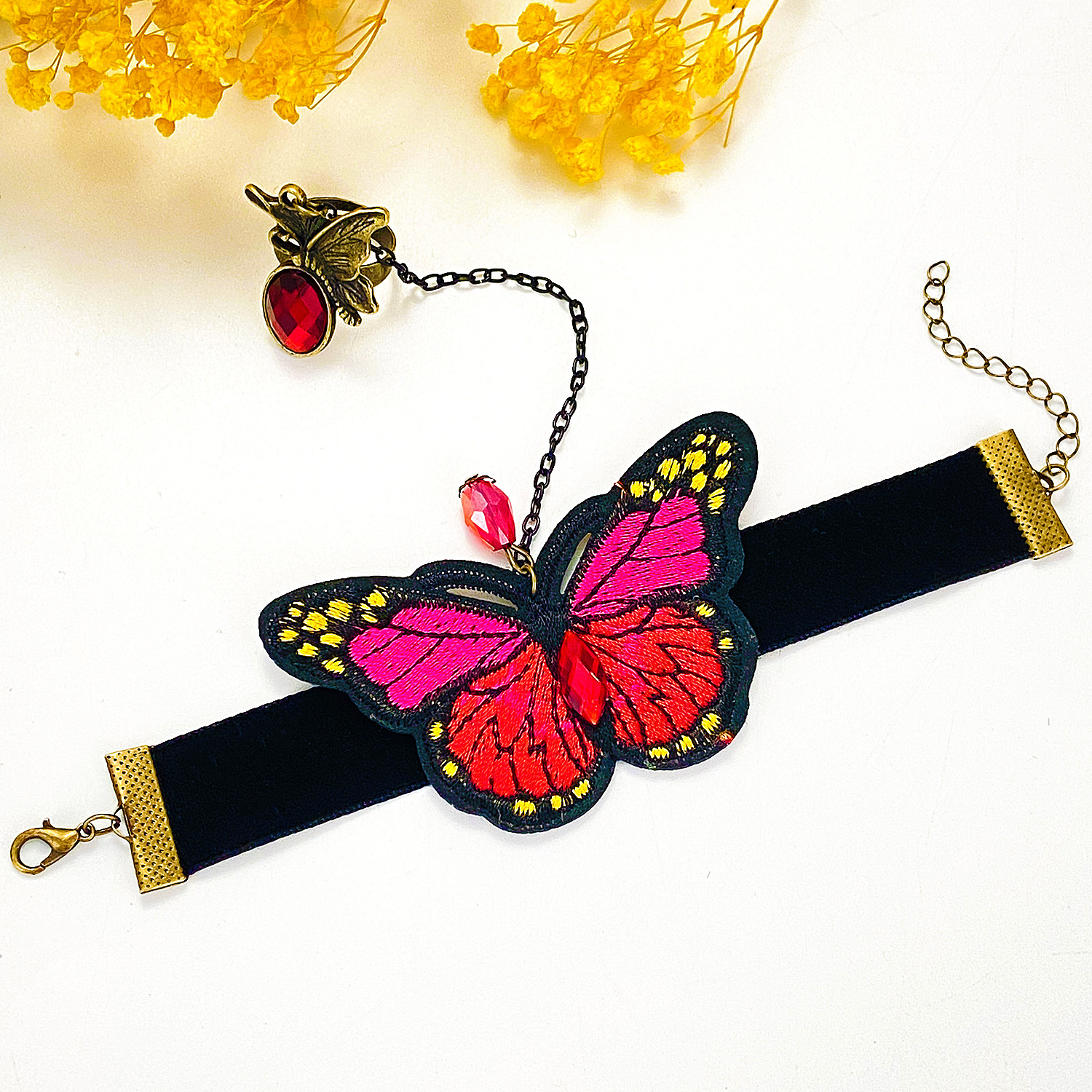 Style Vintage Papillon Chiffon Placage Femmes Bracelets display picture 5