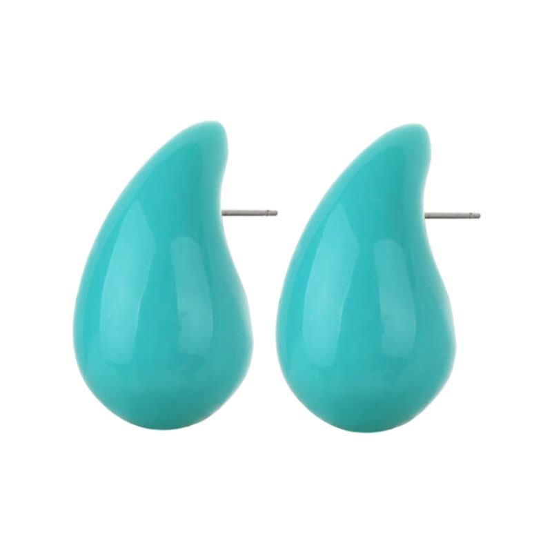 1 Pair Vintage Style Water Droplets Arylic Ear Studs display picture 43