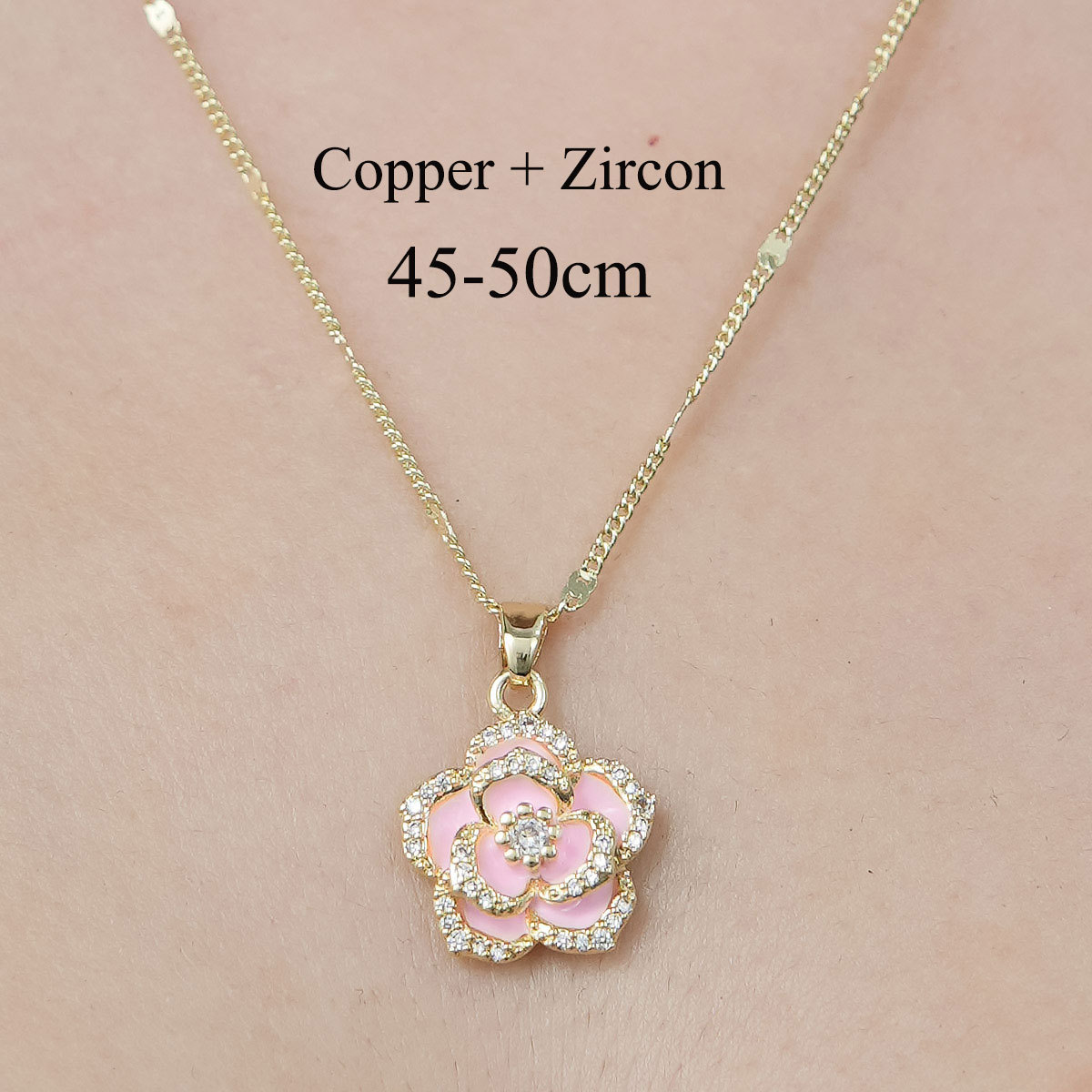 Copper Simple Style Plating Inlay Tortoise Heart Shape Butterfly Zircon Pendant Necklace display picture 33