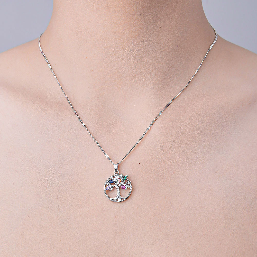 201 Stainless Steel Zircon Simple Style Polishing Plating Inlay Cross Heart Shape Crown Zircon Pendant Necklace display picture 27