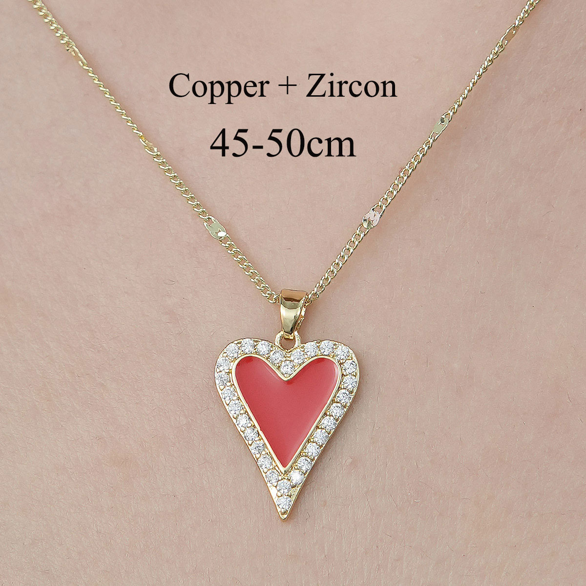 Copper Simple Style Plating Inlay Cross Devil's Eye Virgin Mary Zircon Pendant Necklace display picture 34