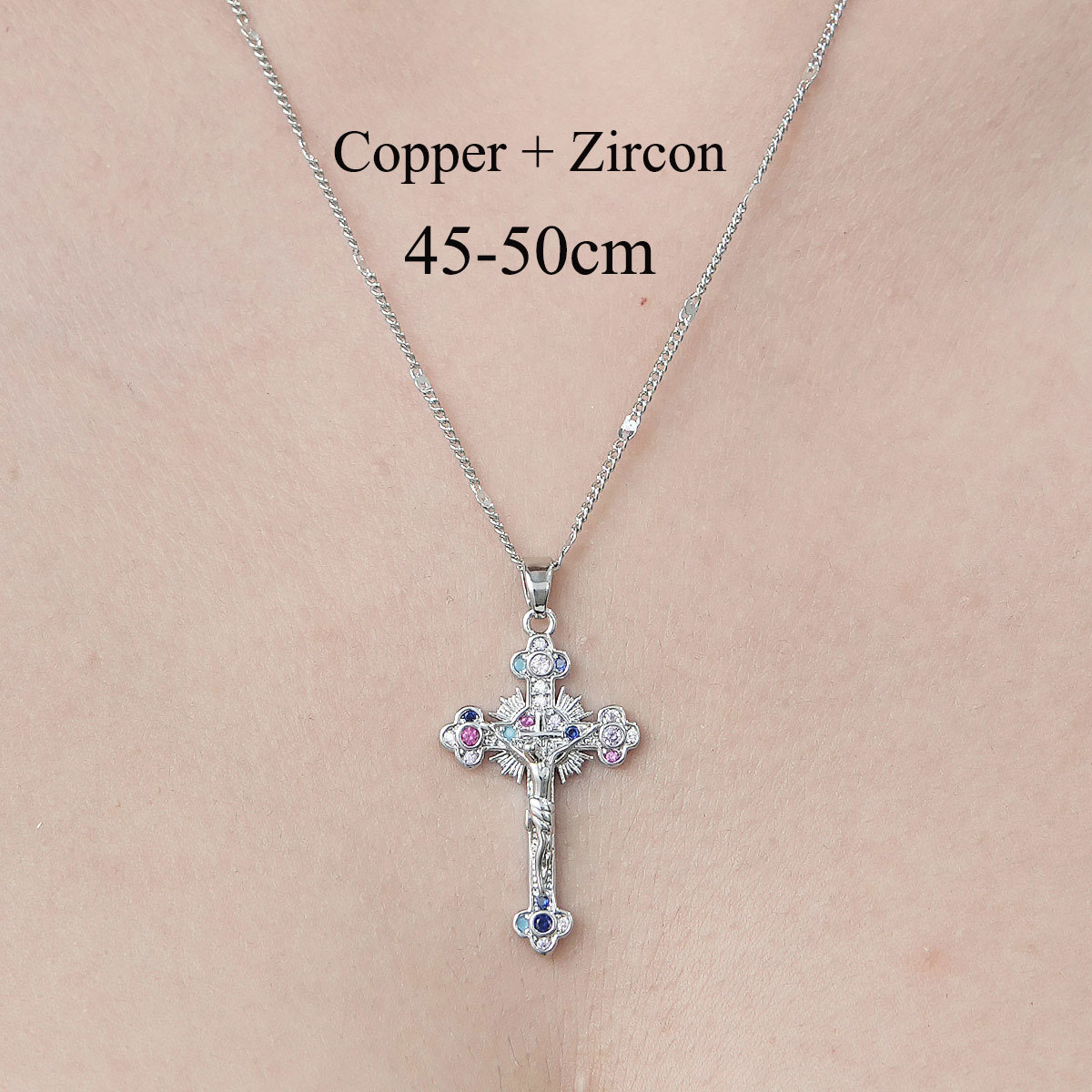 Copper Simple Style Plating Inlay Water Droplets Snake Butterfly Zircon Pendant Necklace display picture 28