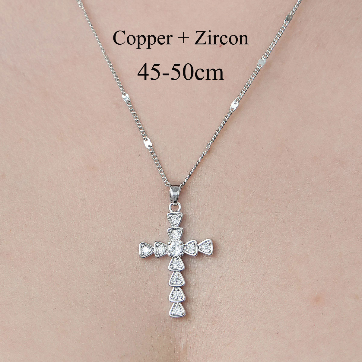 Copper Simple Style Plating Inlay Water Droplets Snake Butterfly Zircon Pendant Necklace display picture 31