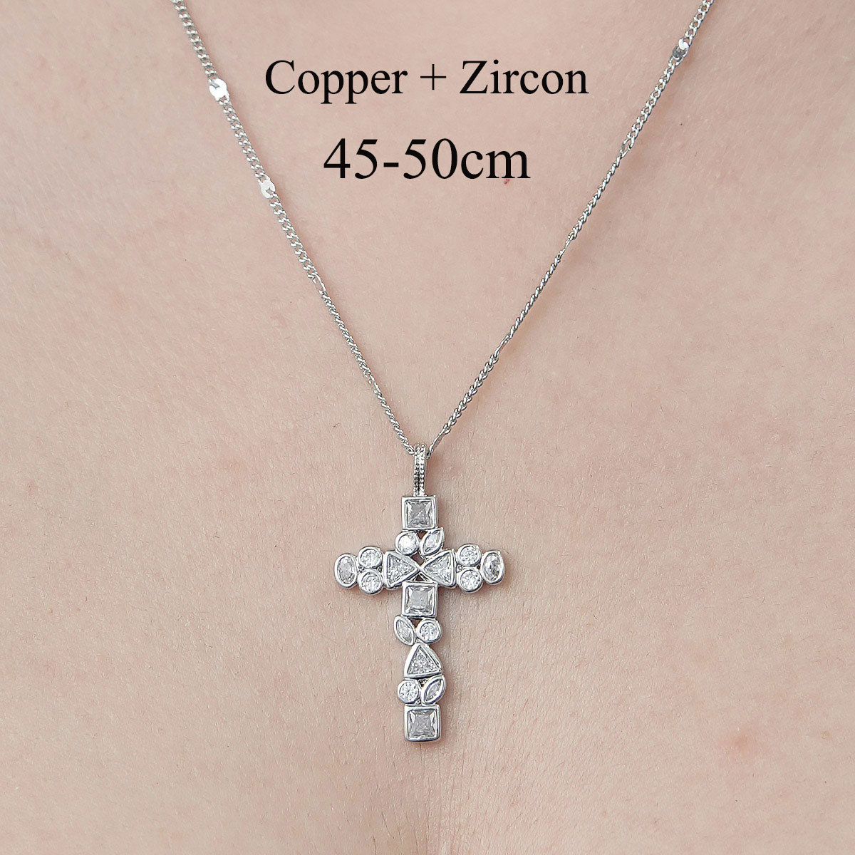 Copper Simple Style Plating Inlay Water Droplets Snake Butterfly Zircon Pendant Necklace display picture 34