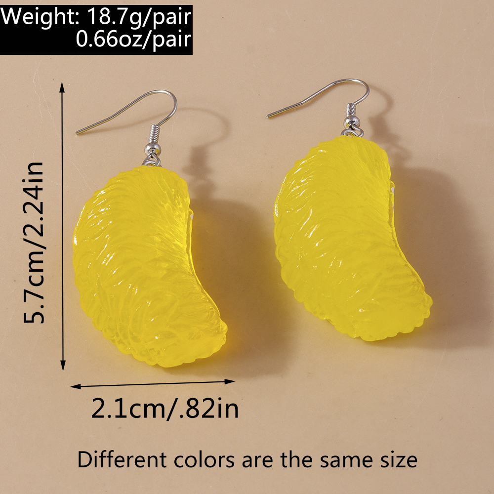 1 Pair Casual Solid Color Zinc Alloy Drop Earrings display picture 1