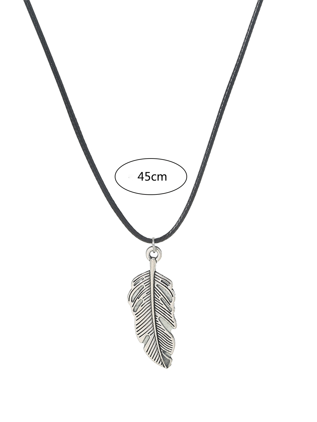 Streetwear Feather Nylon Zinc Alloy Luminous Unisex Pendant Necklace display picture 2