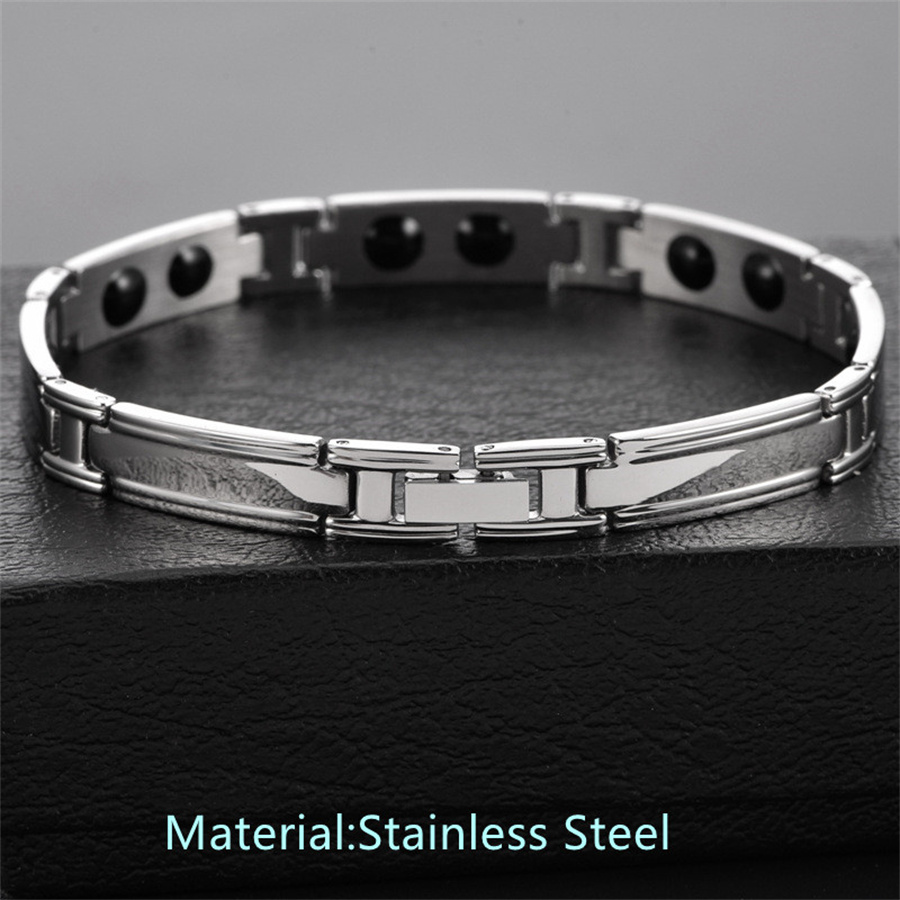 Simple Style Solid Color Titanium Steel Unisex Bracelets display picture 4