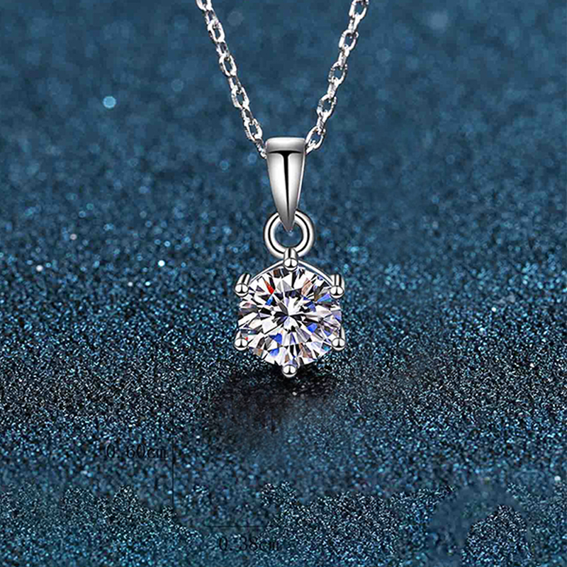 Elegant Luxurious Round Sterling Silver Inlay Zircon Women's Earrings Necklace display picture 3