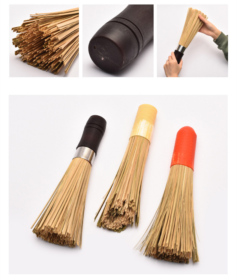 Casual Solid Color Bamboo Cleaning Brush 1 Piece display picture 4