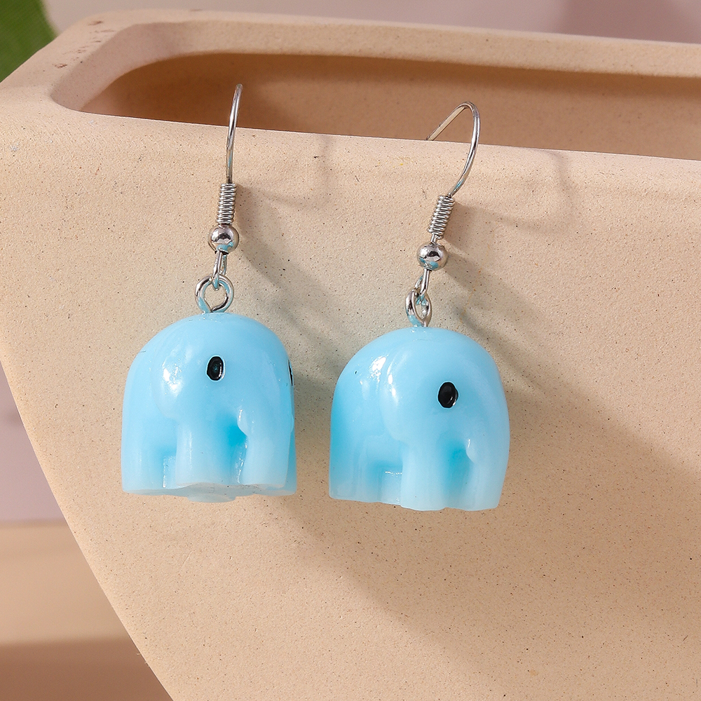 1 Pair Cute Elephant Alloy Drop Earrings display picture 4