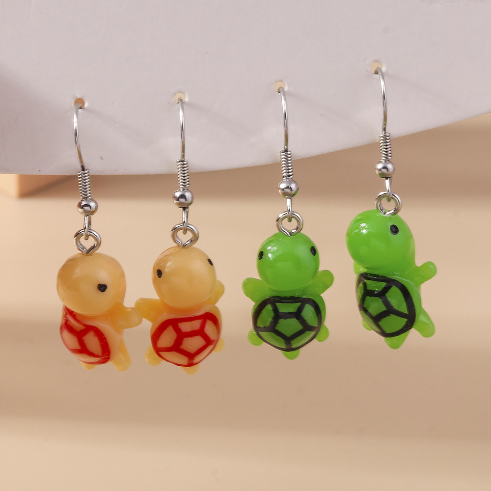 1 Pair Cute Cartoon Zinc Alloy Drop Earrings display picture 2