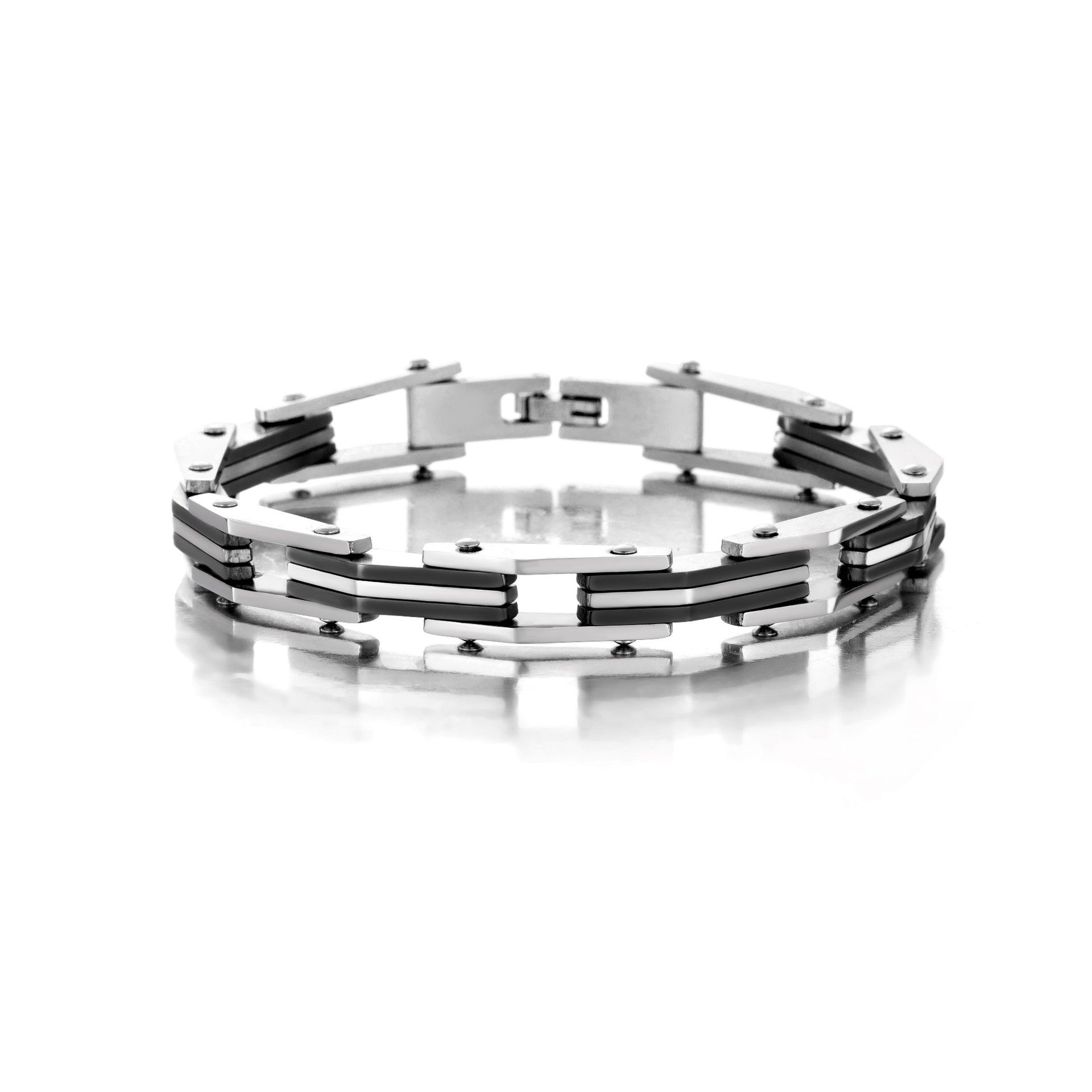 Hip-hop Geometric Titanium Steel Plating Bracelets display picture 3