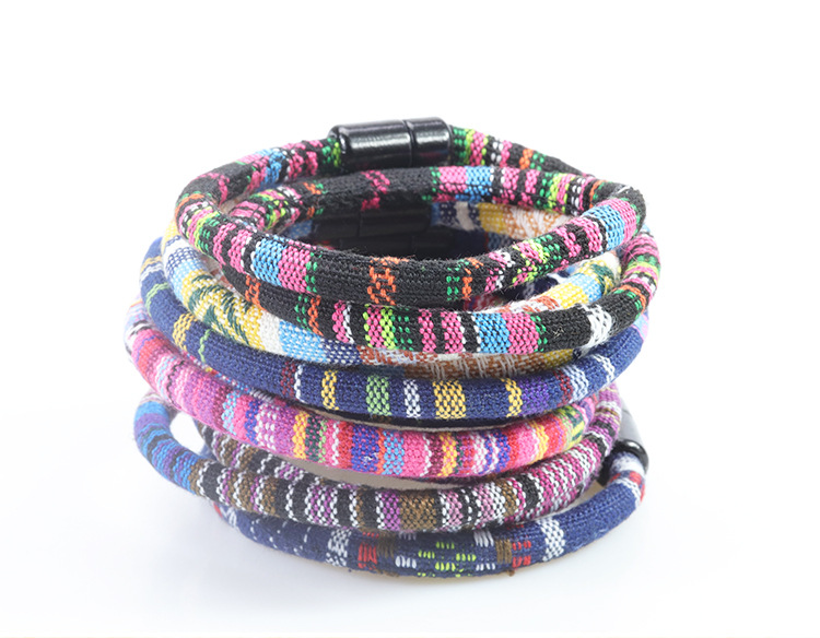 Ethnic Style Multicolor Mixed Materials Unisex Bracelets display picture 1