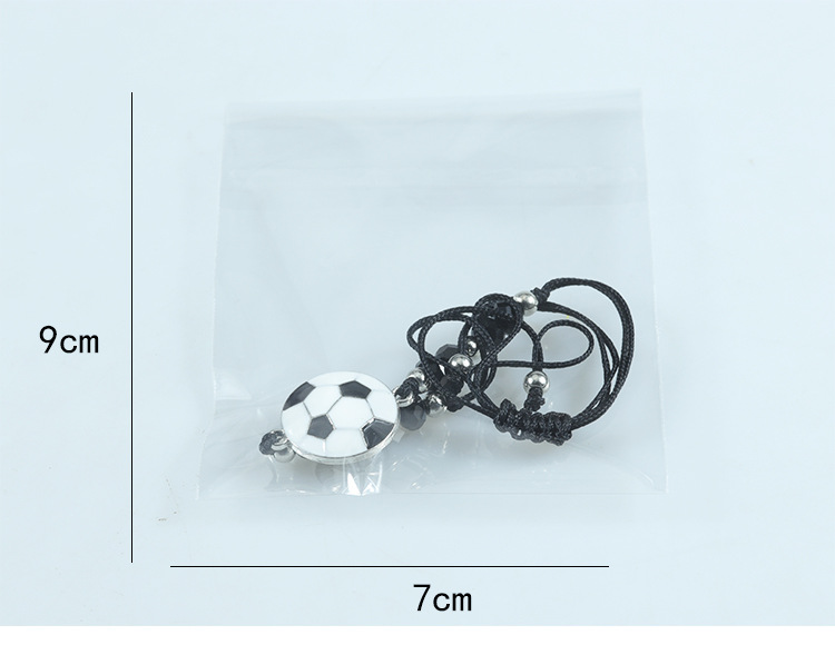 Sports Football Alloy Beaded Unisex Drawstring Bracelets display picture 6