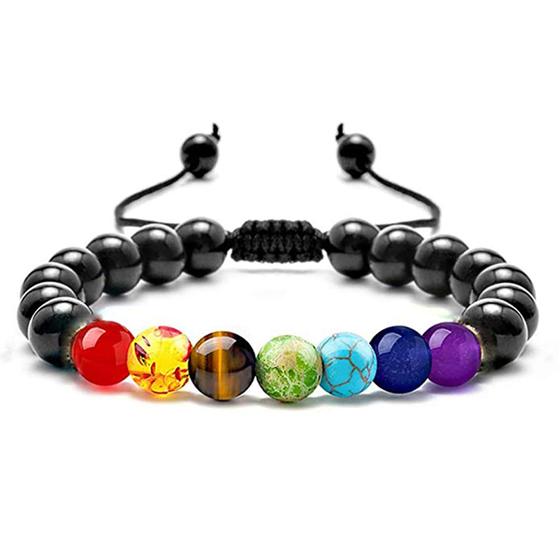 Fashion Multicolor Stone Beaded Unisex Bracelets display picture 3