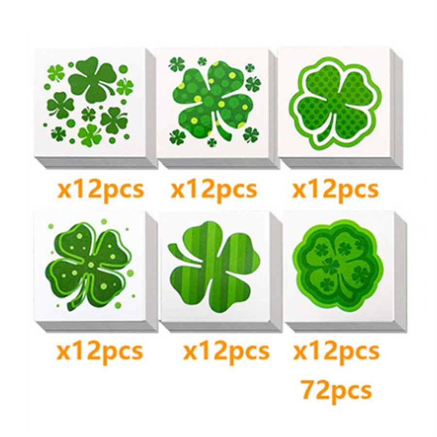 St. Patrick Cartoon Style Shamrock Plastic Party Hanging Ornaments Party Packs Decorative Props display picture 4