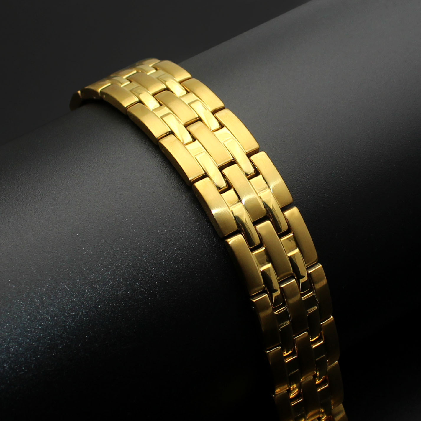 Simple Style Geometric Titanium Steel Plating Bracelets display picture 5
