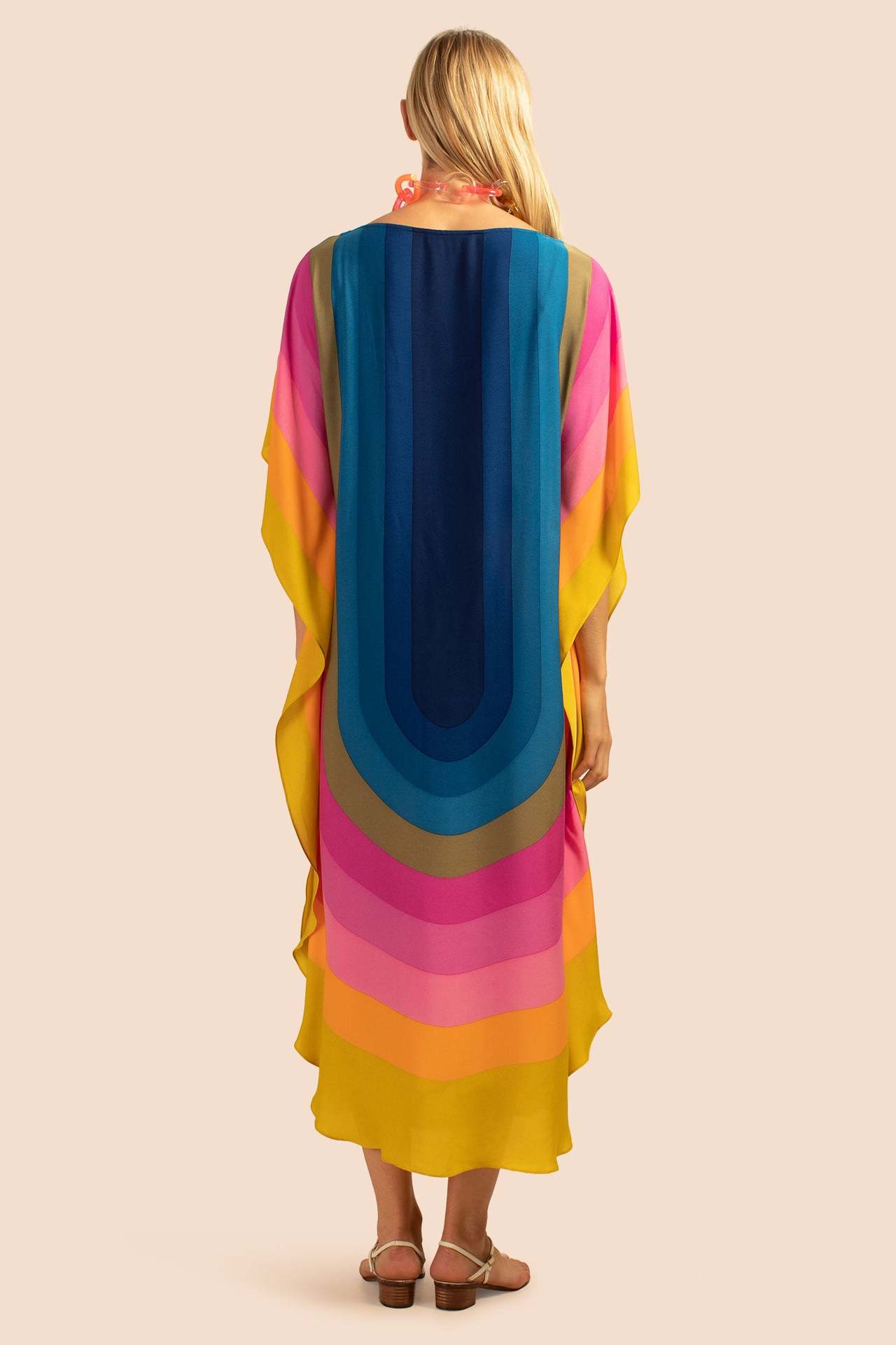 Femmes Bloc De Couleur Plage Cover Ups display picture 4