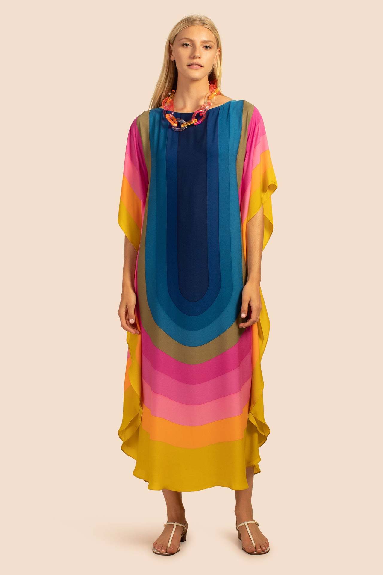 Women's Color Block Beach Cover Ups display picture 6