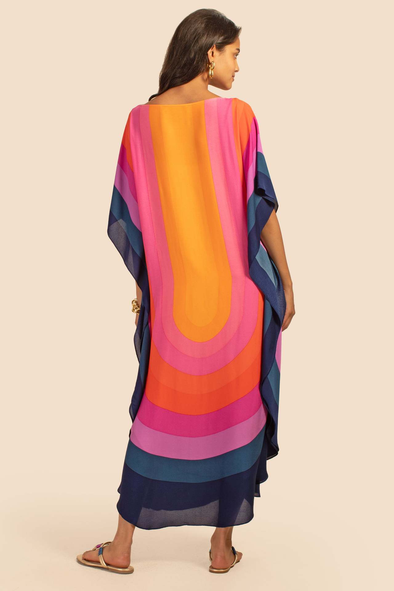 Femmes Bloc De Couleur Plage Cover Ups display picture 7