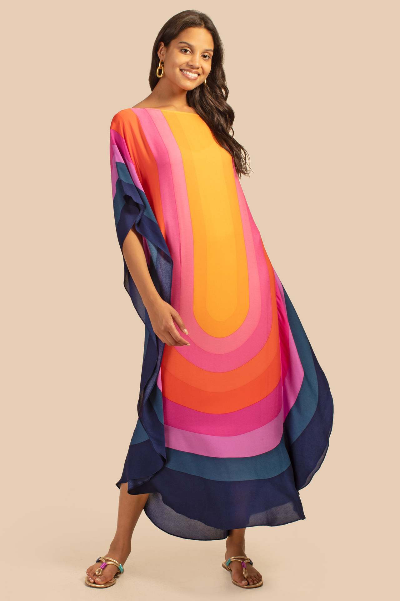 Women's Color Block Beach Cover Ups display picture 8