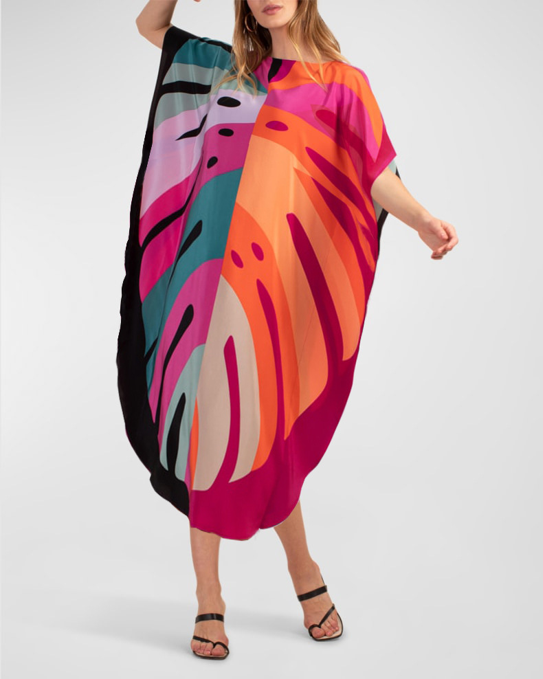 Women's Color Block Beach Cover Ups display picture 30