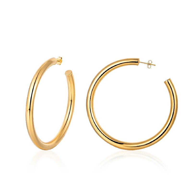1 Piece Casual Elegant Classic Style Geometric 304 Stainless Steel 18K Gold Plated Drop Earrings display picture 3