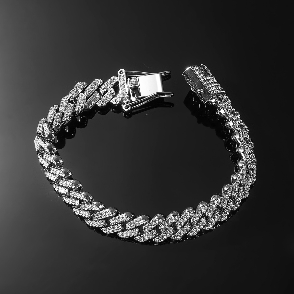 Punk Simple Style Geometric Alloy Plating Chain Unisex Bracelets display picture 5