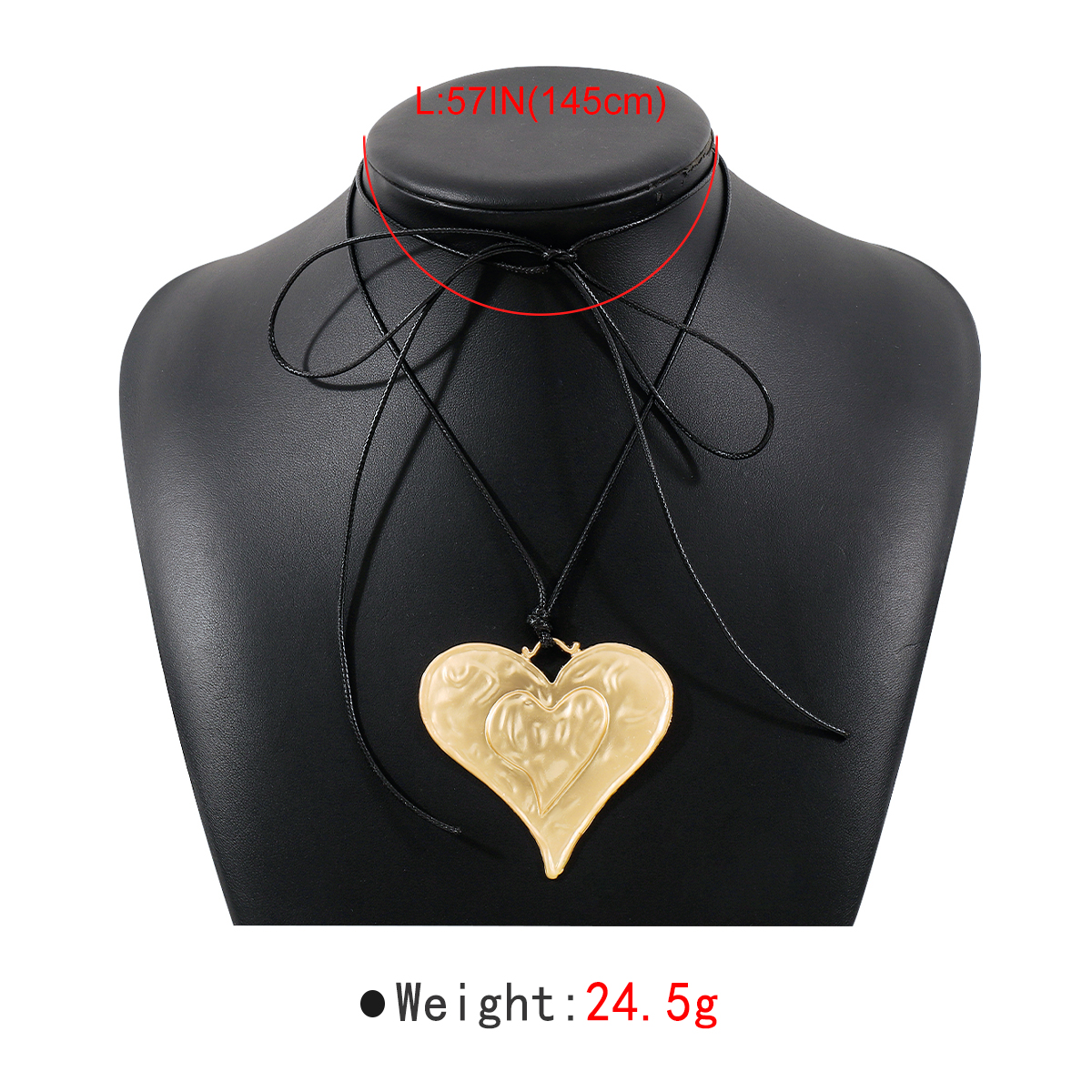 Exaggerated Modern Style Simple Style Heart Shape Flower Alloy Wholesale Pendant Necklace display picture 7