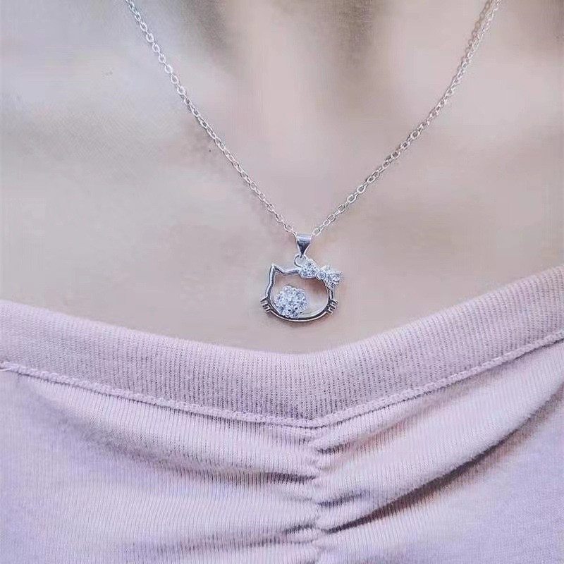 Fairy Style Conch Heart Shape Rose Gold Plated Gold Plated Silver Plated Artificial Diamond Rhinestones Alloy Wholesale Pendant Necklace display picture 10