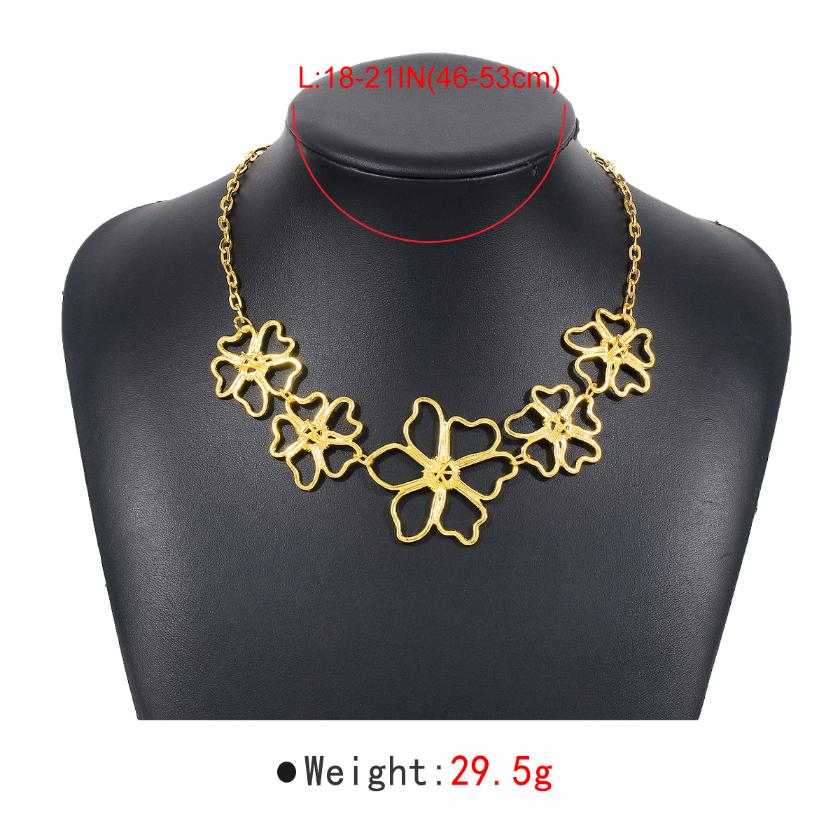 Modern Style Simple Style Flower Alloy Women's Necklace display picture 5