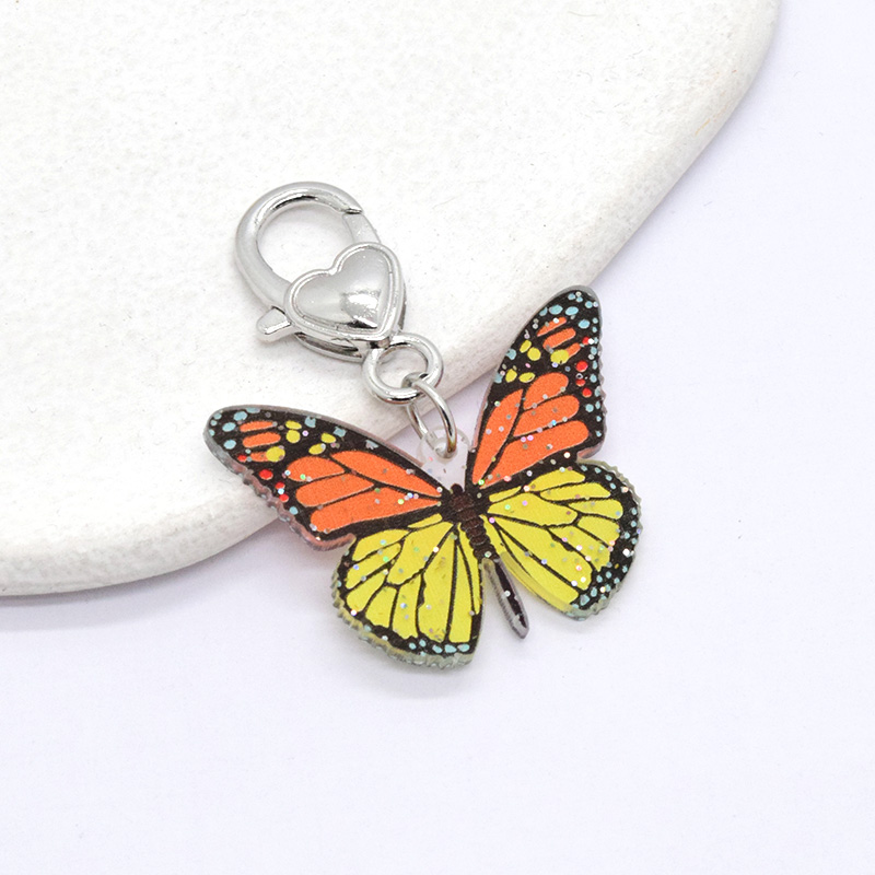 Cute Simple Style Butterfly Arylic Keychain display picture 2
