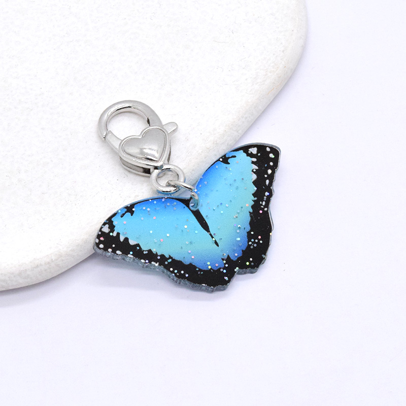 Cute Simple Style Butterfly Arylic Keychain display picture 3