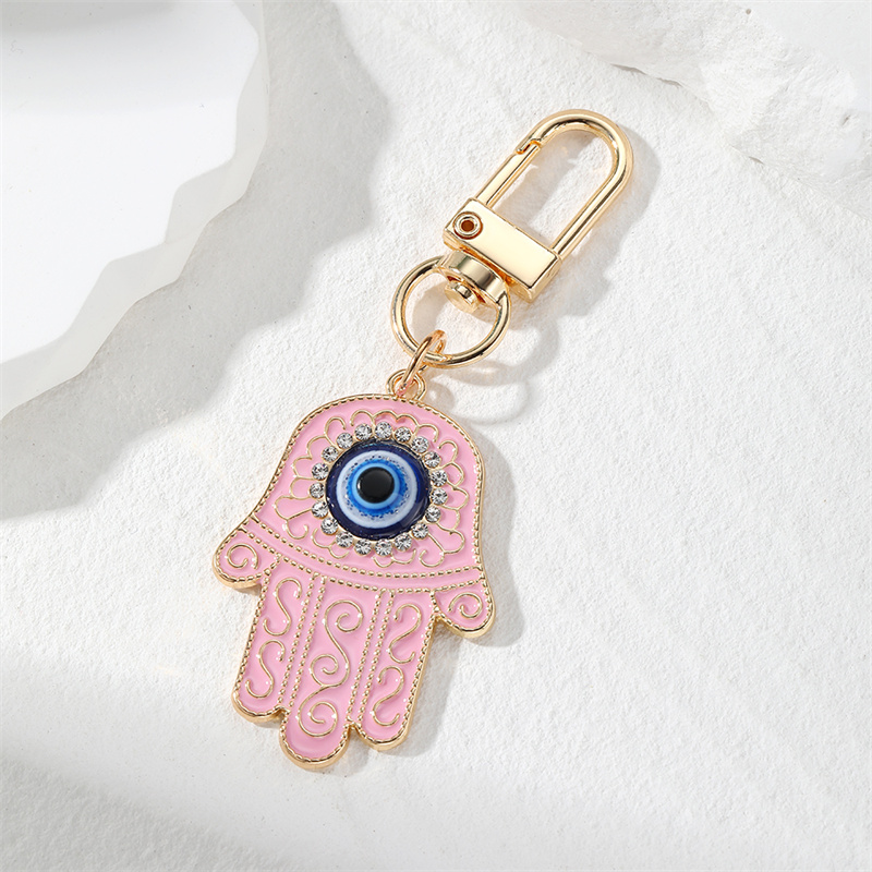 Simple Style Devil's Eye Alloy Keychain display picture 5