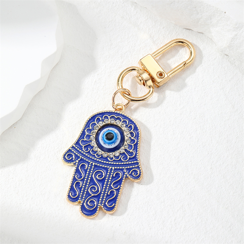 Simple Style Devil's Eye Alloy Keychain display picture 6