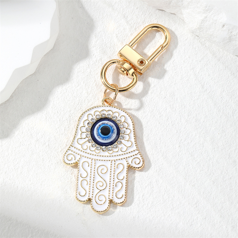 Simple Style Devil's Eye Alloy Keychain display picture 8