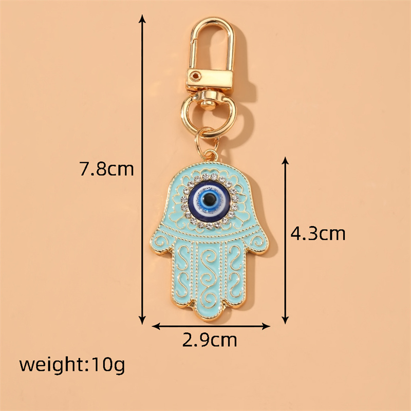 Simple Style Devil's Eye Alloy Keychain display picture 10