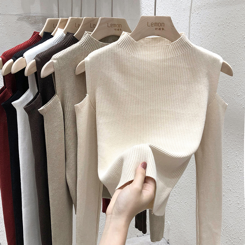 Women's Sweater Long Sleeve Sweaters & Cardigans Hollow Out Casual Solid Color display picture 6