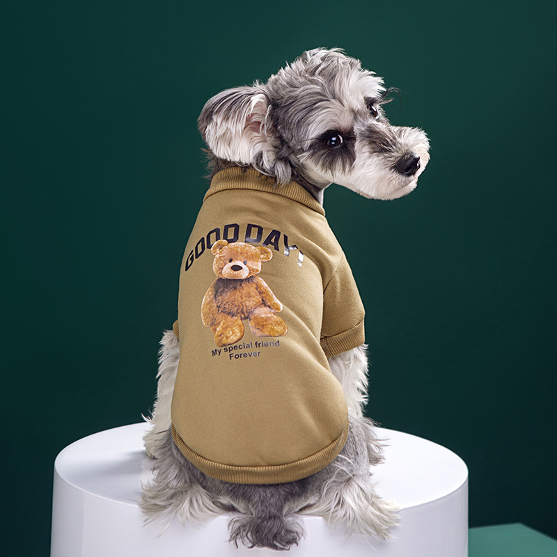 Cartoon Style Cute Polyester Bear Pet Clothing display picture 1
