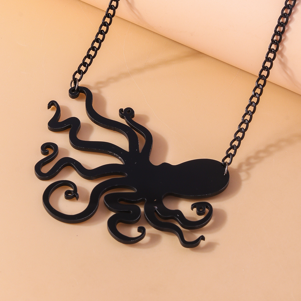 Modern Style Octopus Zinc Alloy Women's Pendant Necklace display picture 5