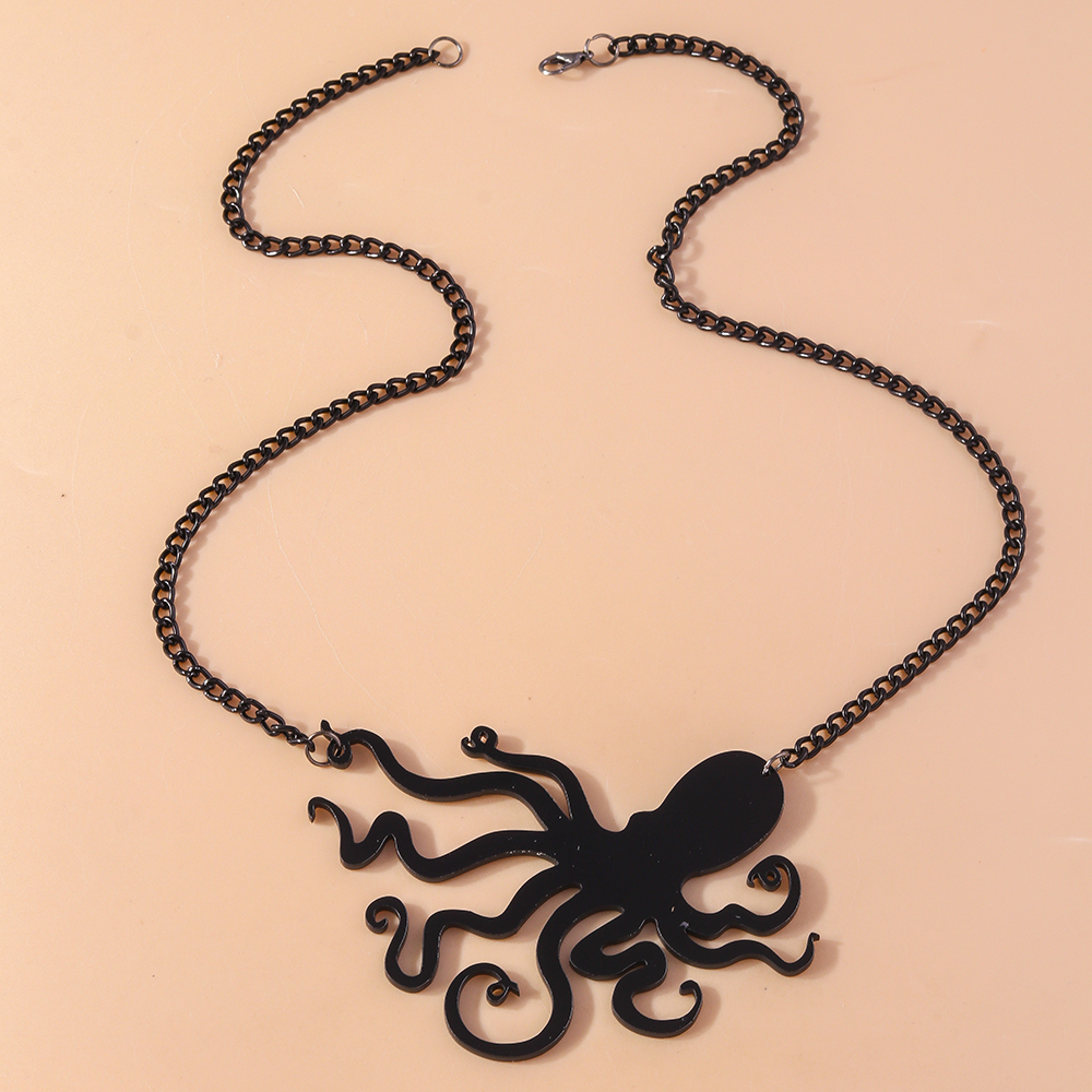 Modern Style Octopus Zinc Alloy Women's Pendant Necklace display picture 6