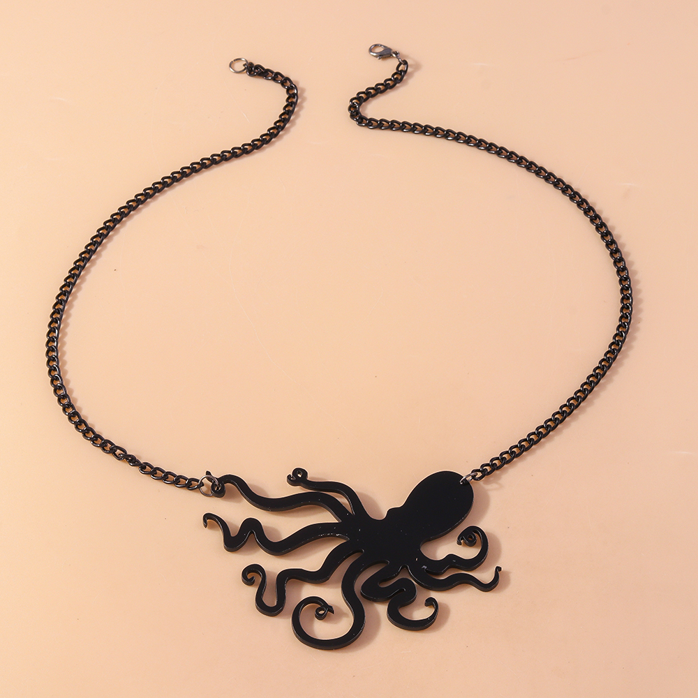 Modern Style Octopus Zinc Alloy Women's Pendant Necklace display picture 9