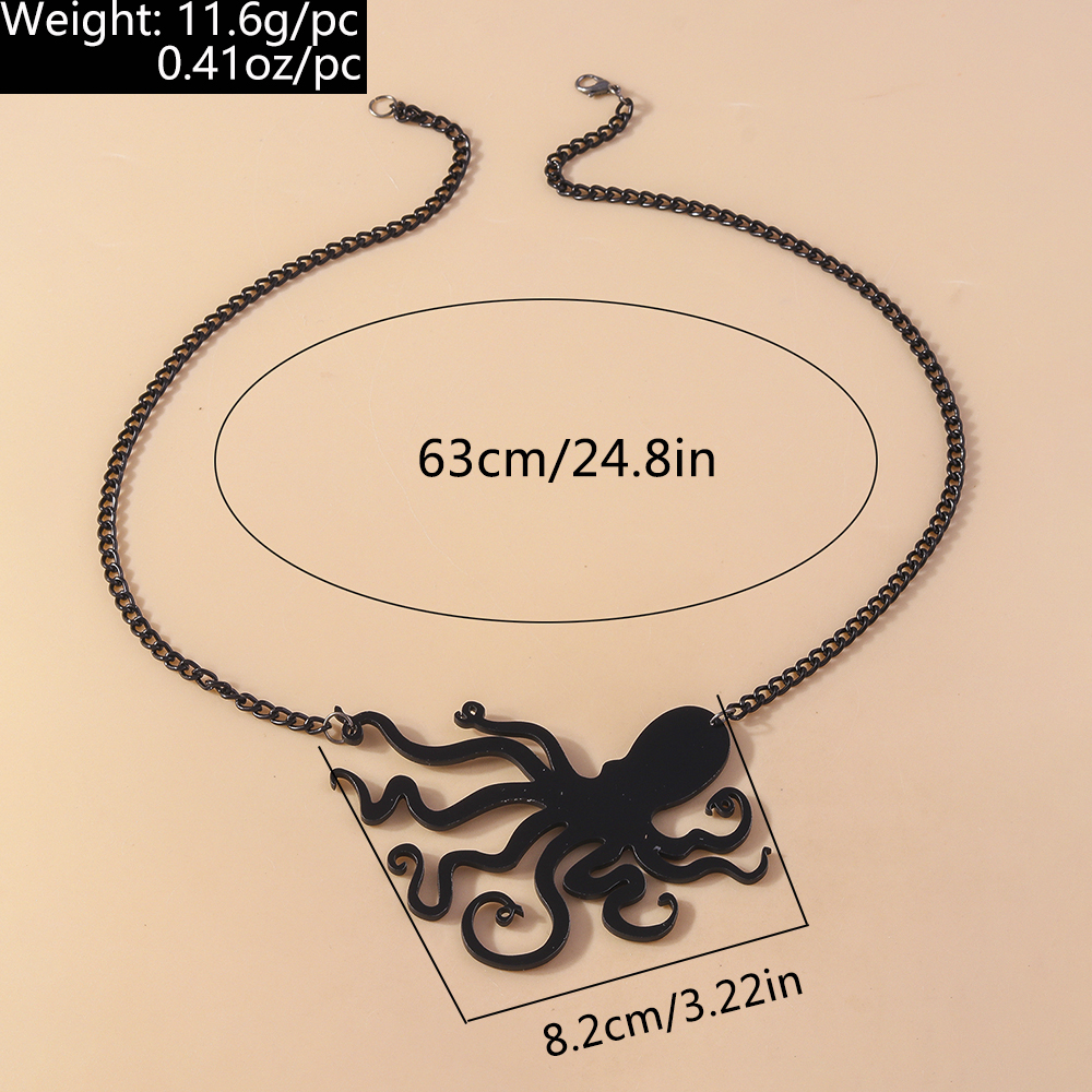 Modern Style Octopus Zinc Alloy Women's Pendant Necklace display picture 1