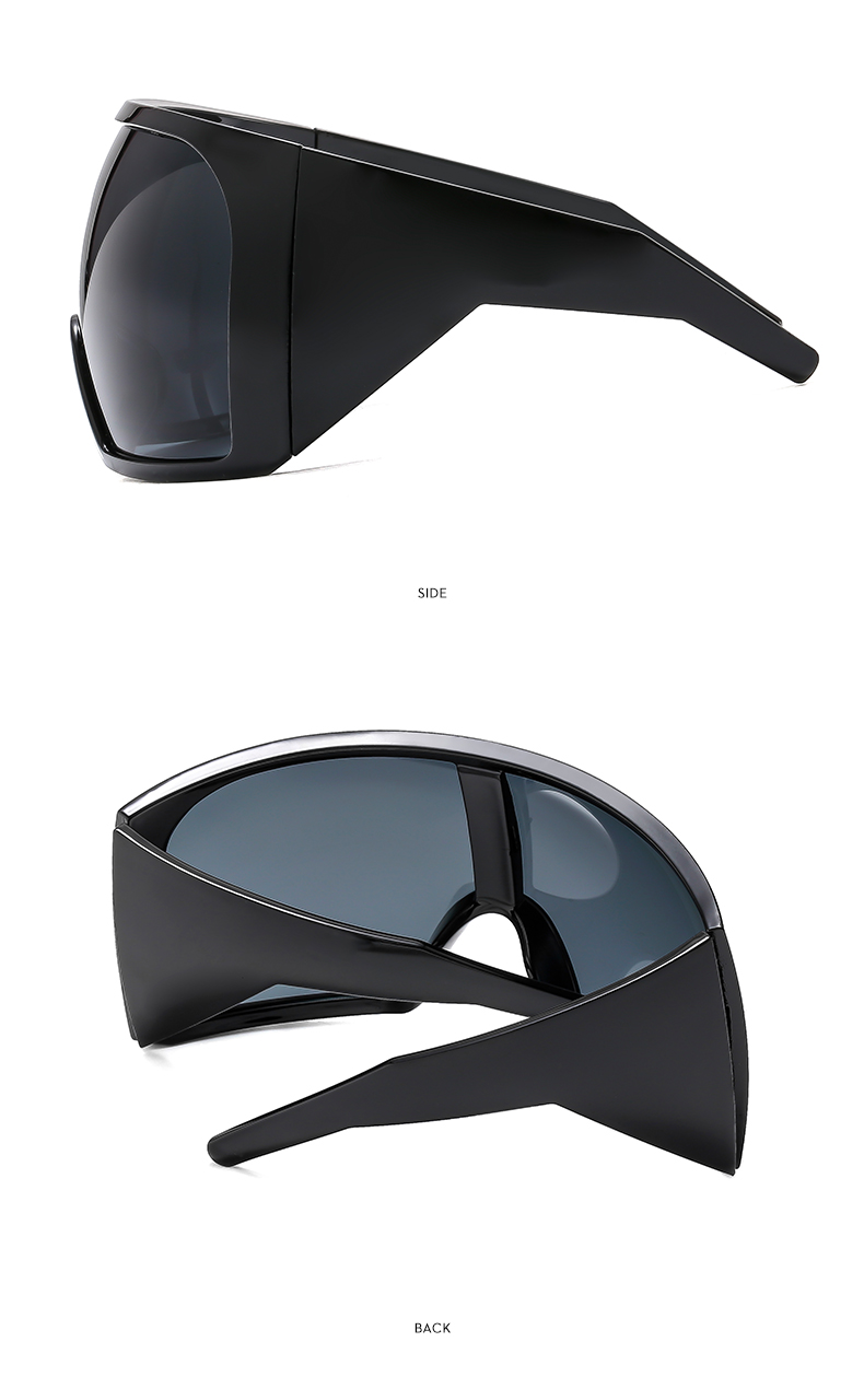 Einfacher Stil Klassischer Stil Farbblock Pc Quadrat Bergstil Bikerin Vollbild Sport Sonnenbrille display picture 5