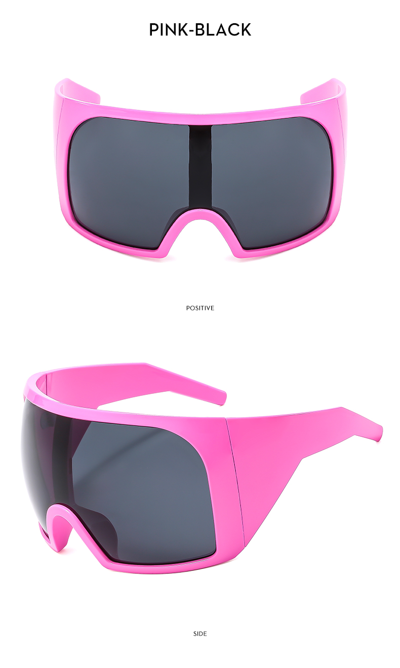 Simple Style Classic Style Color Block Pc Square Mountain Style Biker Full Frame Sports Sunglasses display picture 10