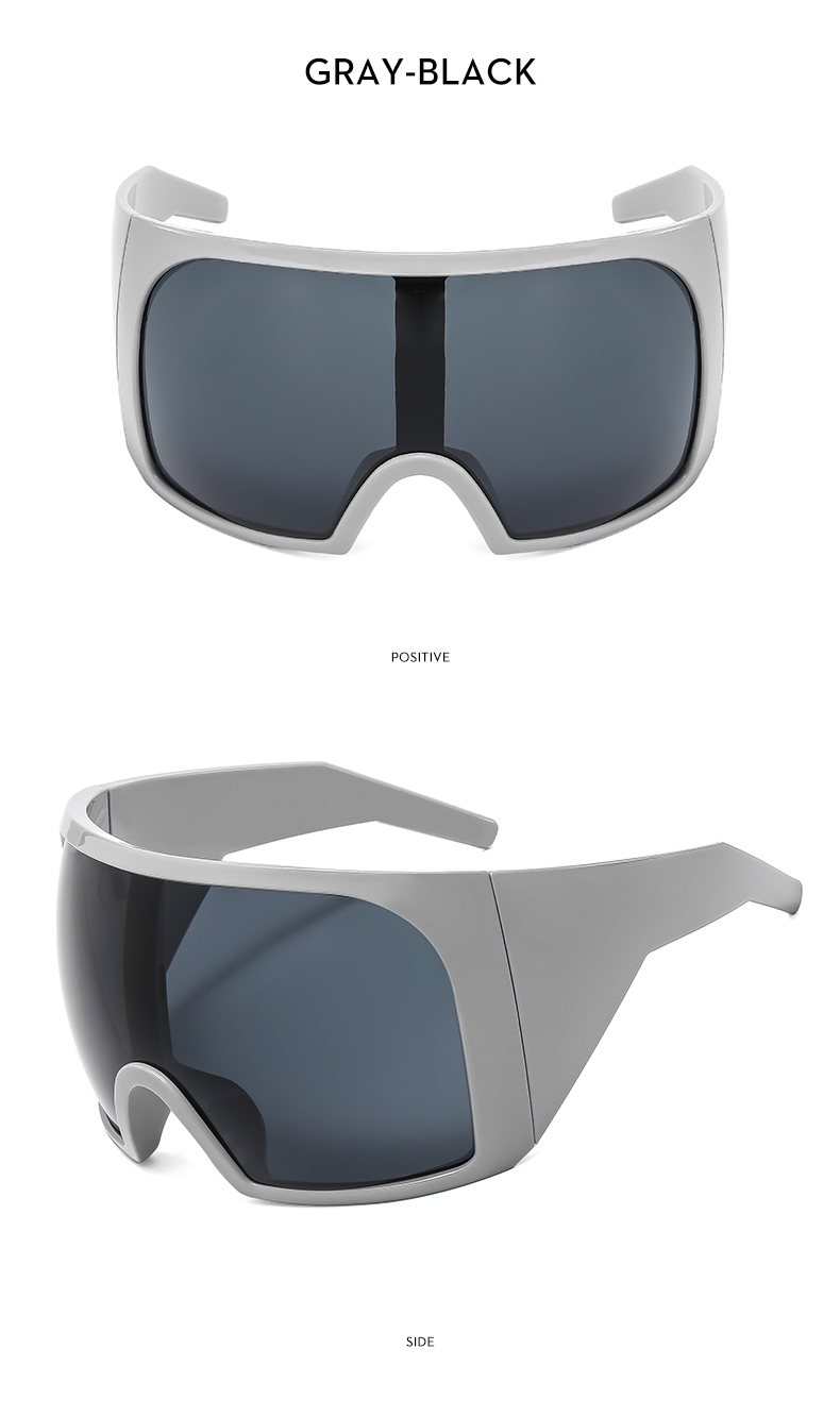 Simple Style Classic Style Color Block Pc Square Mountain Style Biker Full Frame Sports Sunglasses display picture 4