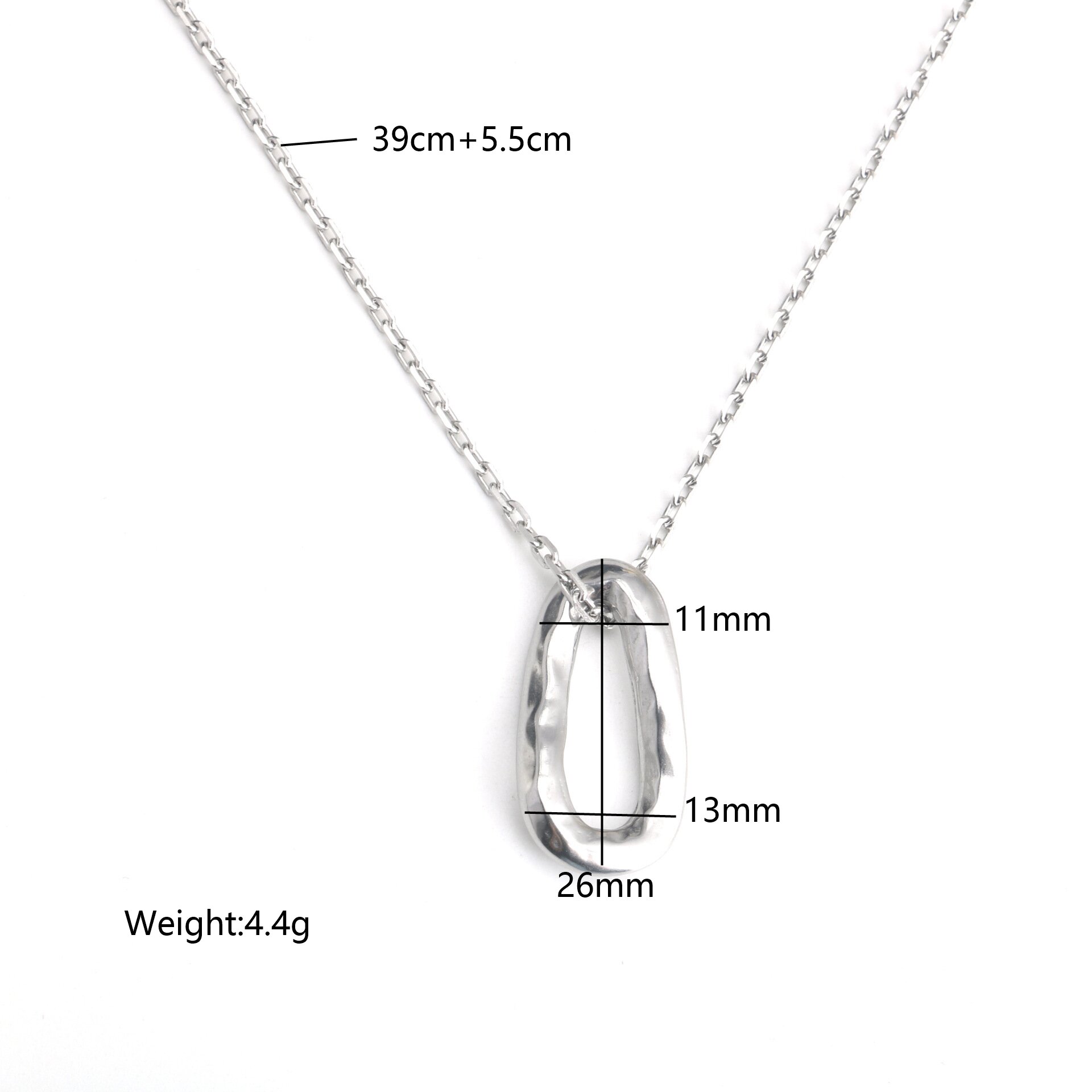 Wholesale Simple Style Heart Shape Stainless Steel Plating Hollow Out Pendant Necklace display picture 4
